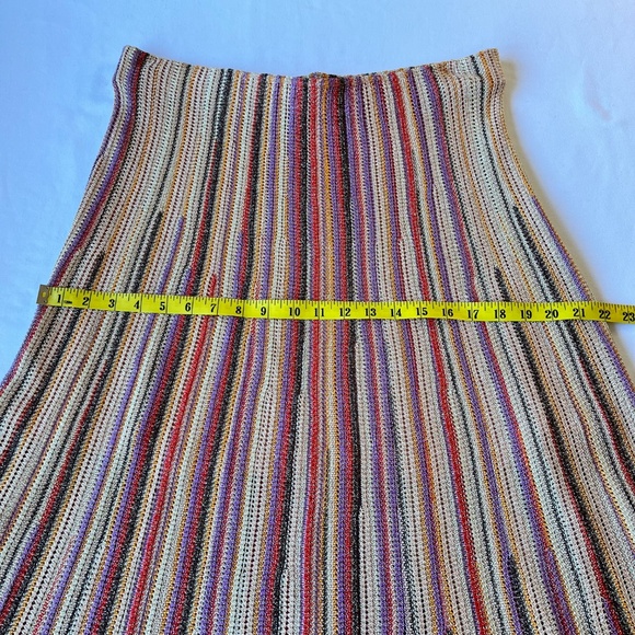 ME+EM - SET Metallic Textured Stripe Knit Vest/ Tank & Skirt - Picture 16 of 16